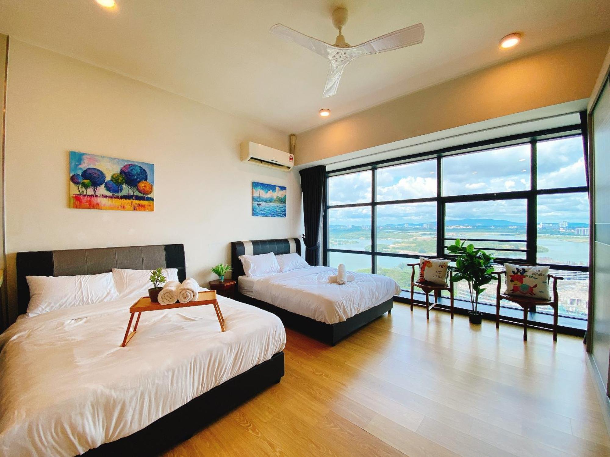 Appartamento Seafront Country Garden Danga Bay By Lions Bay Johor Bahru Camera foto