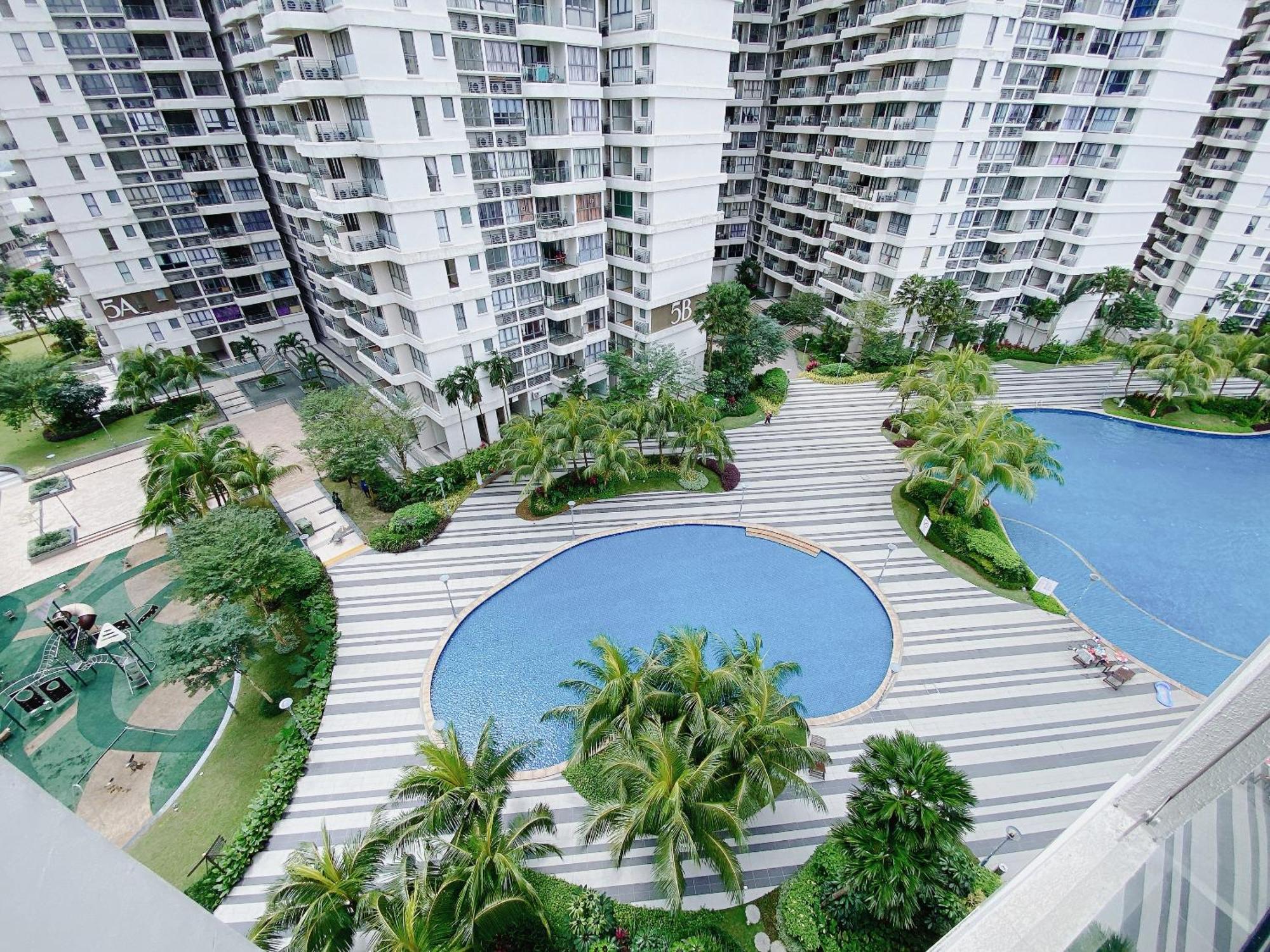 Appartamento Seafront Country Garden Danga Bay By Lions Bay Johor Bahru Camera foto