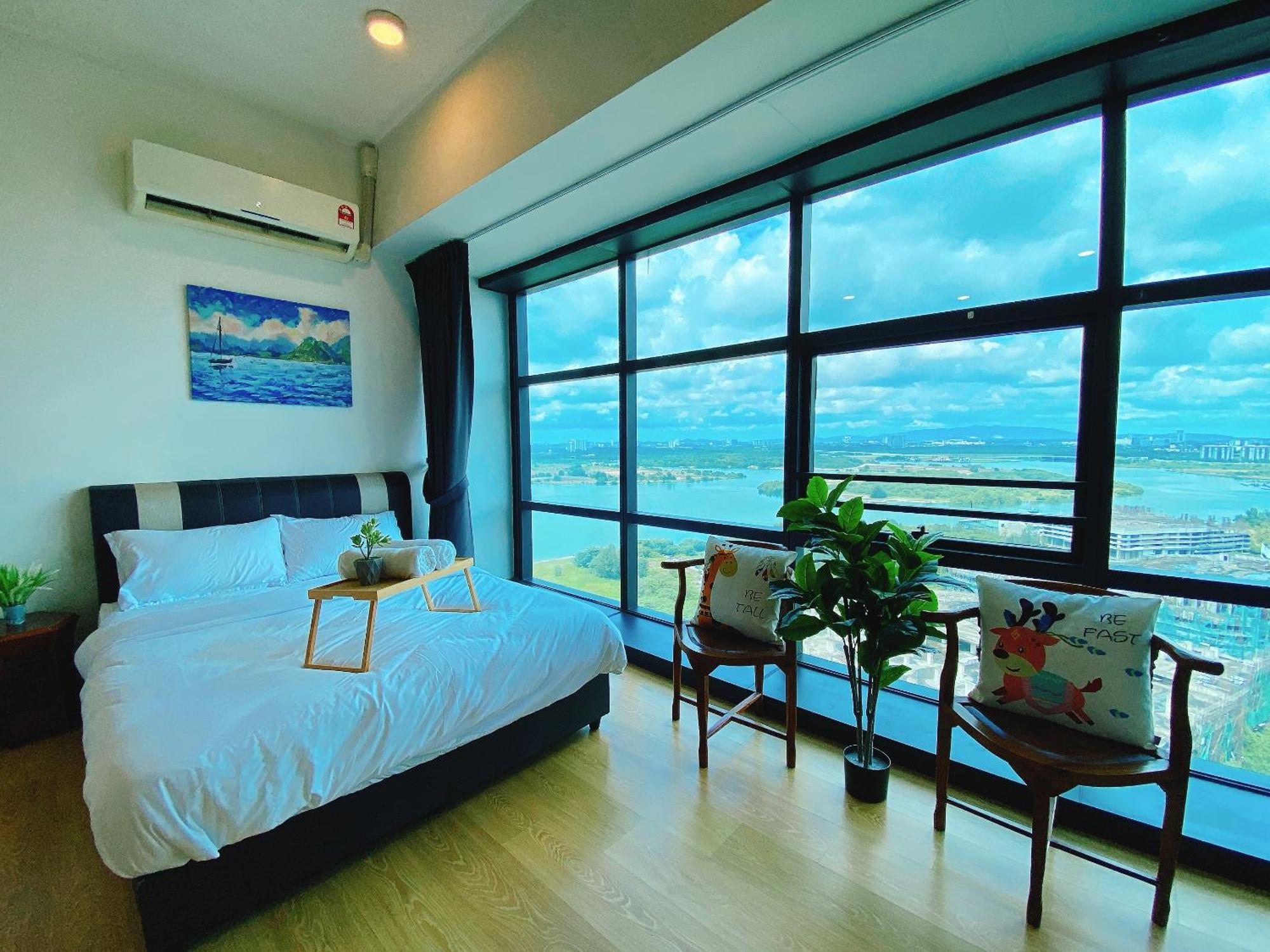 Appartamento Seafront Country Garden Danga Bay By Lions Bay Johor Bahru Camera foto