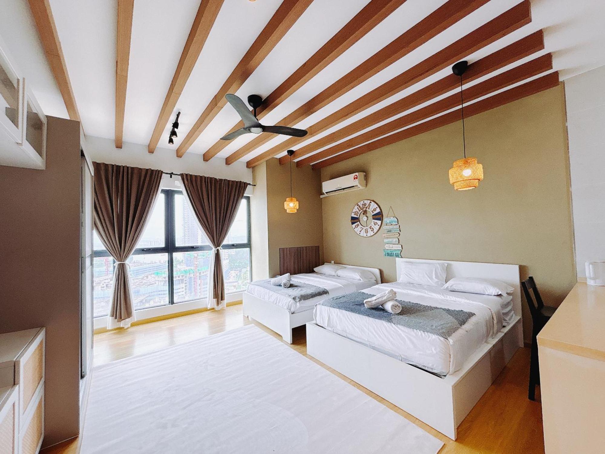 Appartamento Seafront Country Garden Danga Bay By Lions Bay Johor Bahru Camera foto